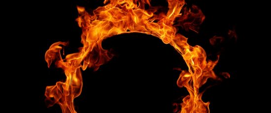 Through the fire and flames