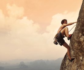 Climbing up the walls