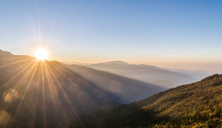 Here comes the sun